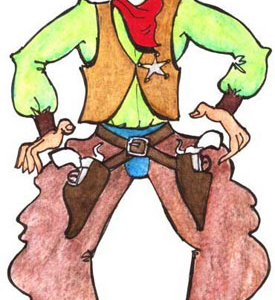 Cowboy Cutout