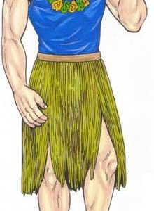 Luau Cutout, Male
