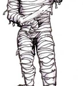 Halloween Cutout, Mummy