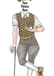 Golfer Cutout