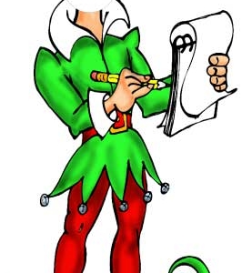 Christmas Cutout, Santa's Elf
