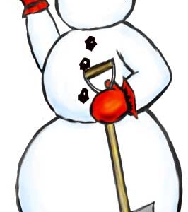 Snowman Cutout