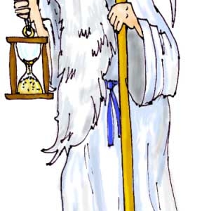 New Years Cutout, Father Time