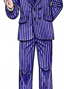 20s Man Cutout