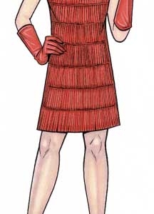 20s Flapper Cutout