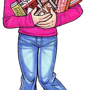 Chocolate Teen, Female, Cutout