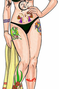 Tattoo Female Cutout