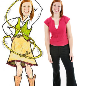 Cowgirl Adult Cutout