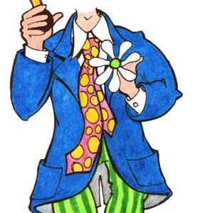Circus Clown Male Cutout