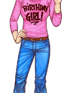 Birthday Cutout, Female