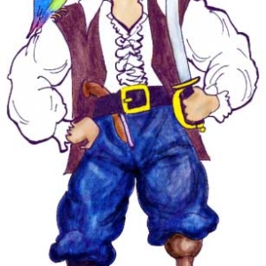 Pirate Theme Cutout