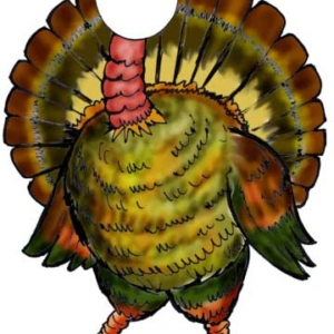 Thanksgiving Turkey Cutout