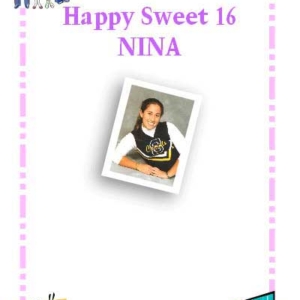 Sweet 16 Sign In Board