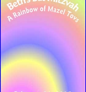 Rainbow Sign In Board