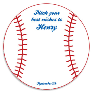 Baseball All Star Sign In Board