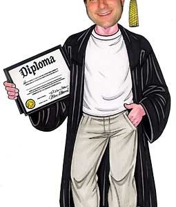 2023 Graduate Male Life-Sized Cutout