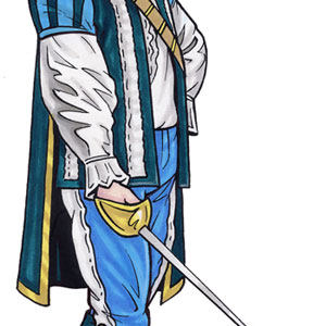 Muskateer #3 Lifesize Cutout