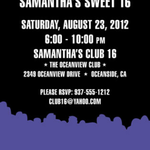 Nightclub Backstage Pass Invitation
