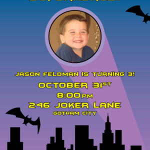 Batman Invitation
