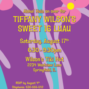 Flip Flop Invitation