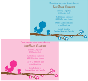 Baby Bird Baby Shower Invitation - Party411