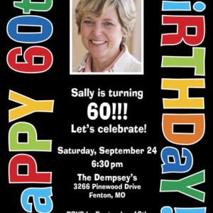 Birthday Celebration Party Invitation