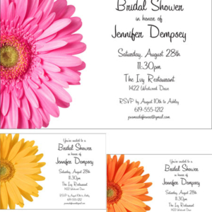 Daisy Theme Invitation