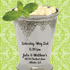 Kentucky Derby Julip Invitation