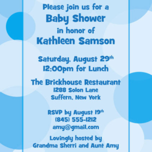 Baby Ducks Invitation