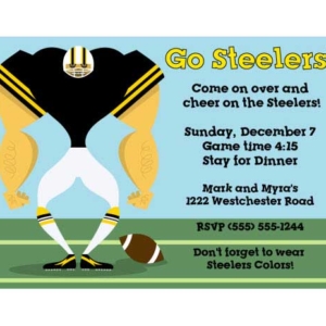 Choose Your Football Team Invitation