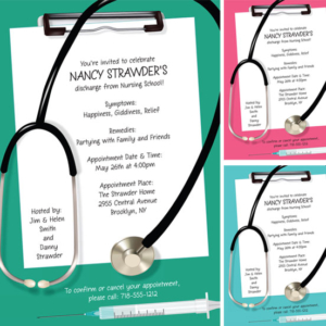 Nursing School Graduation Invitation