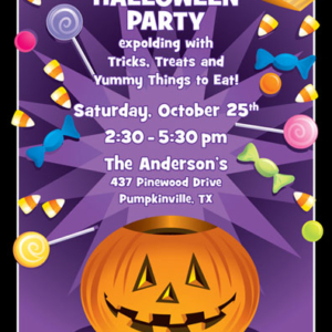 Halloween Pumpkin Fun Invitation