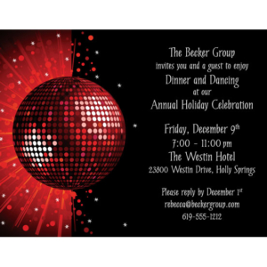 Holiday Party Invitation