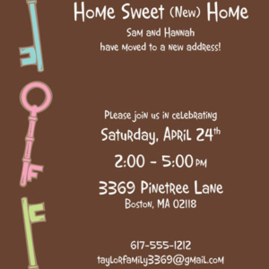 Housewarming Party Invitation
