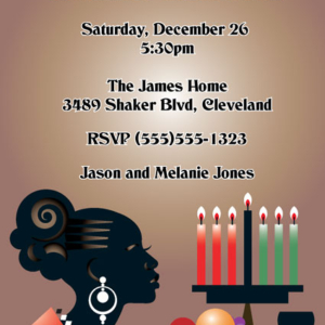 Kwanzaa Celebration Invitation