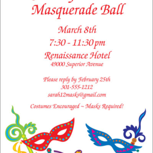Mardi Gras Madness Invitation