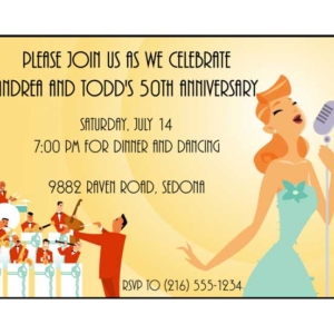 Big Band Invitation