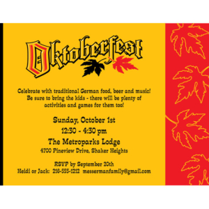 Oktoberfest Festival Invitation