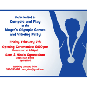 Olympics Invitation