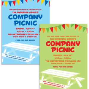 Picnic Theme Invitation