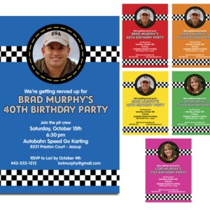 Car Racing Invitation