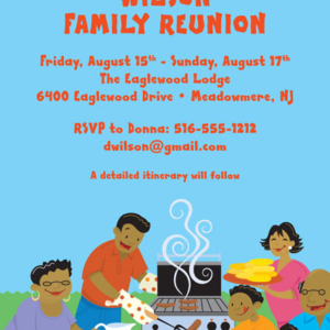 A Family Reunion Party Invitation