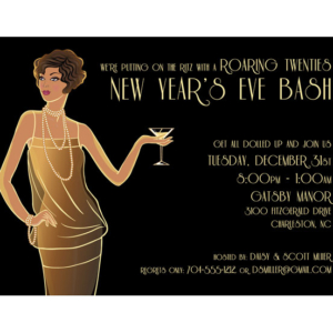 Roaring 20s Invitation