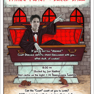 Halloween "Add a Face" Invitation, Dracula