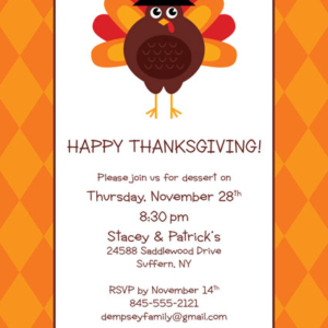 Thanksgiving Celebration Invitation