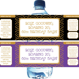 Art Decor Water Bottle Label