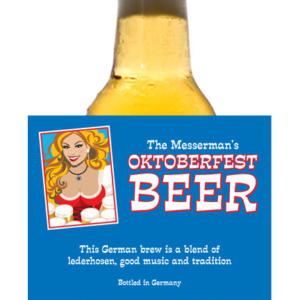 Oktoberfest Brew Theme Beer Bottle Label