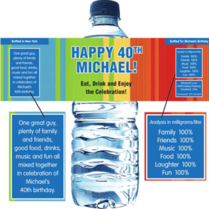 Water Bottle Labels