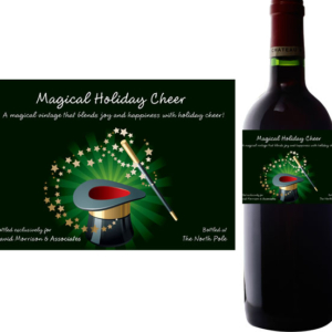 Holiday Magic Wine Bottle Label