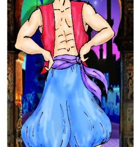 Aladdin Photo Op Stand In